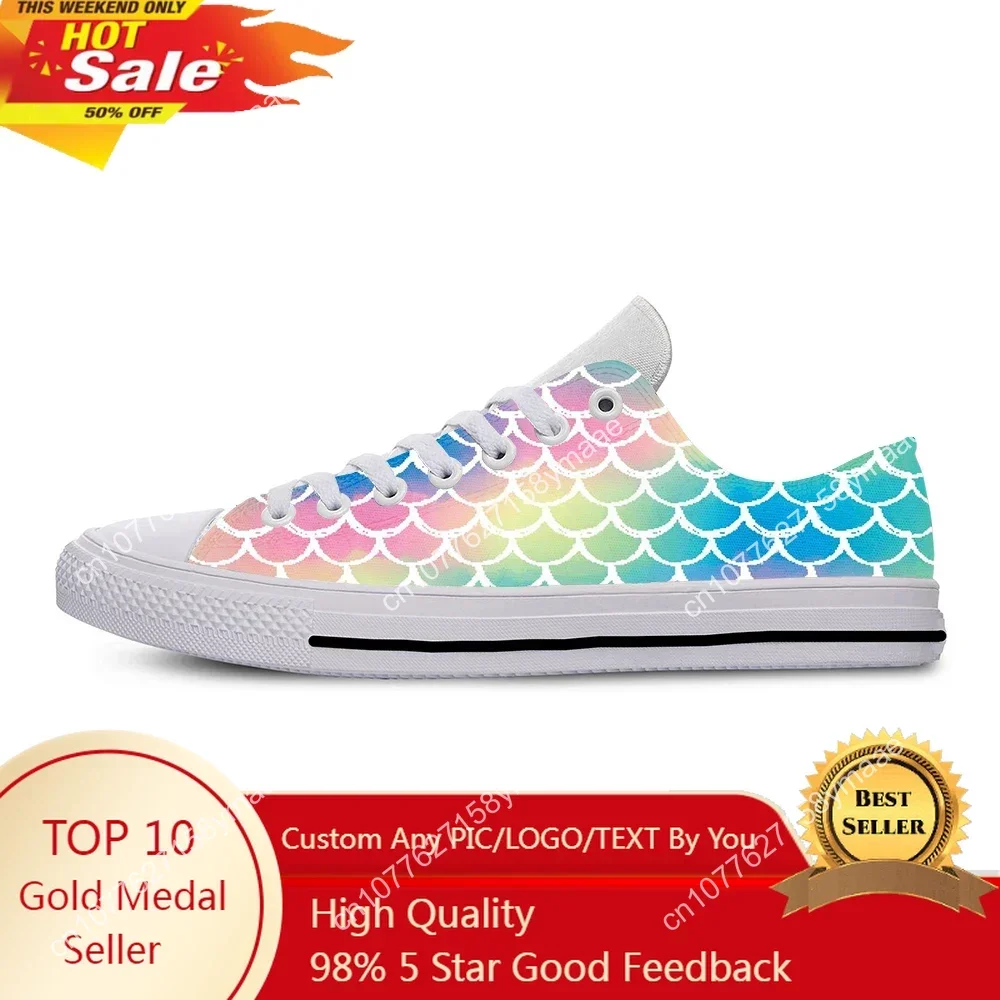Hot Cool Mermaid Fish Scale Cartoon Cute Lovely Fashion Casual Cloth Shoes Low Top Men Women Female Sneakers Classic Board Shoes
Hot Cool Mermaid Fish Scale Cartoon Cute Lovely Fashion Casual Cloth Shoes Low Top Men Women Female Sneakers Classic Board Shoes