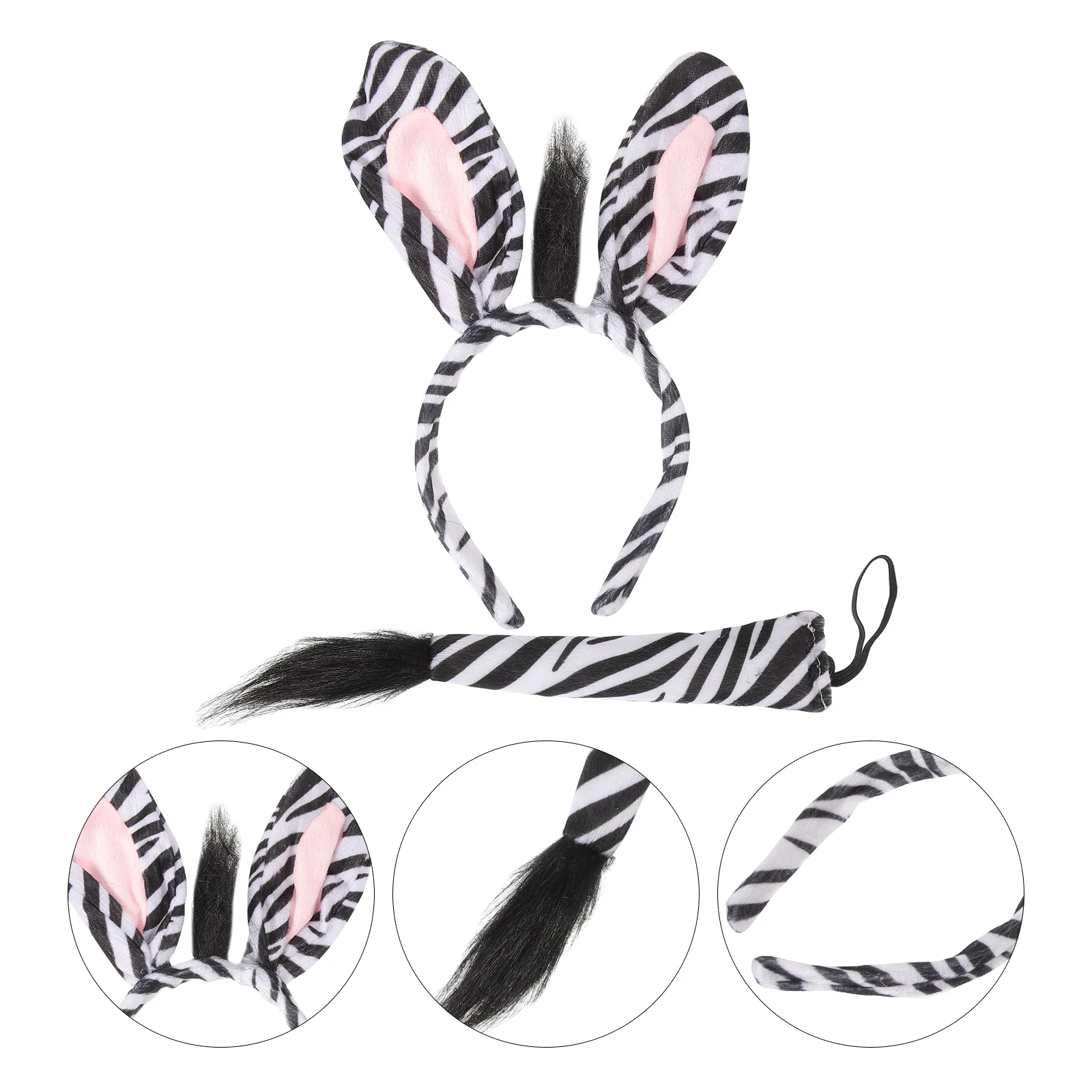 1 Set Funny Festival Party Hairy Zebra Hair Accessory Set Animal Hairwear Tail Performance Masquerade Party Supplies
1 Set Funny Festival Party Hairy Zebra Hair Accessory Set Animal Hairwear Tail Performance Masquerade Party Supplies