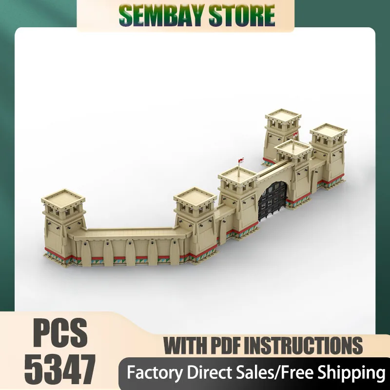 Moc Building Bricks Модульная Age of Empires-Каменная стена (Середний Восток) Модель Технологии Блоки Рождественские игрушки «сделай сам» Строительный подарок
Moc Building Bricks Модульная Age of Empires-Каменная стена (Середний Восток) Модель Технологии Блоки Рождественские игрушки «сделай сам» Строительный подарок