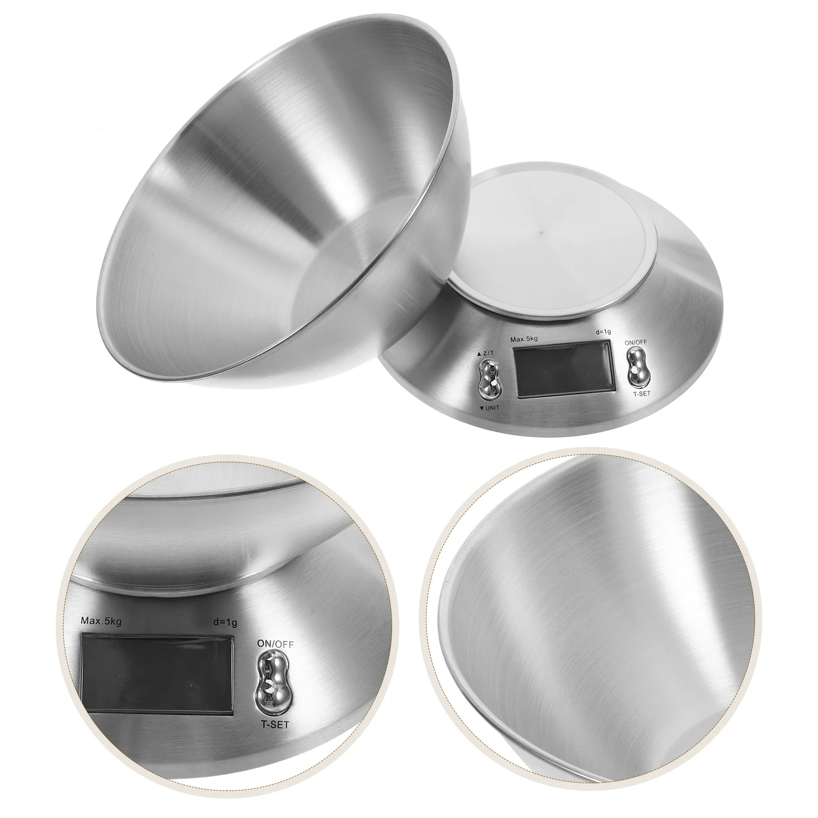 Electronic Food Scale 5000g Stainless Steel Kitchen Weighing Machine for Home Commercial Use Large Capacity Fruit Small Scale
Electronic Food Scale 5000g Stainless Steel Kitchen Weighing Machine for Home Commercial Use Large Capacity Fruit Small Scale
