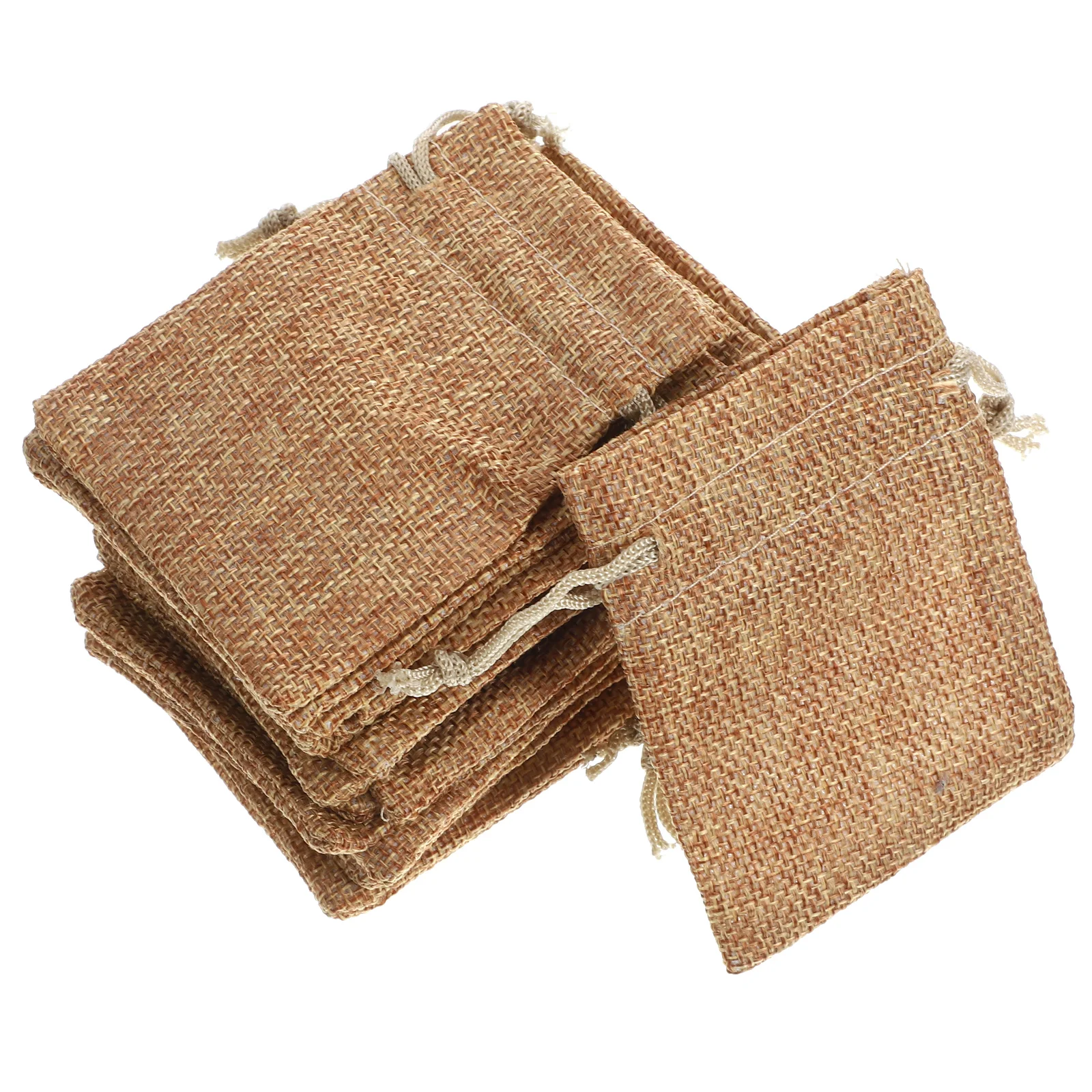 50 Pcs Gift Bags Small Burlap Drawstring Pouches for Jewelry Birthday Party Wedding 7cmx9cm Deep Jute ColorReusable Cloth
50 Pcs Gift Bags Small Burlap Drawstring Pouches for Jewelry Birthday Party Wedding 7cmx9cm Deep Jute ColorReusable Cloth