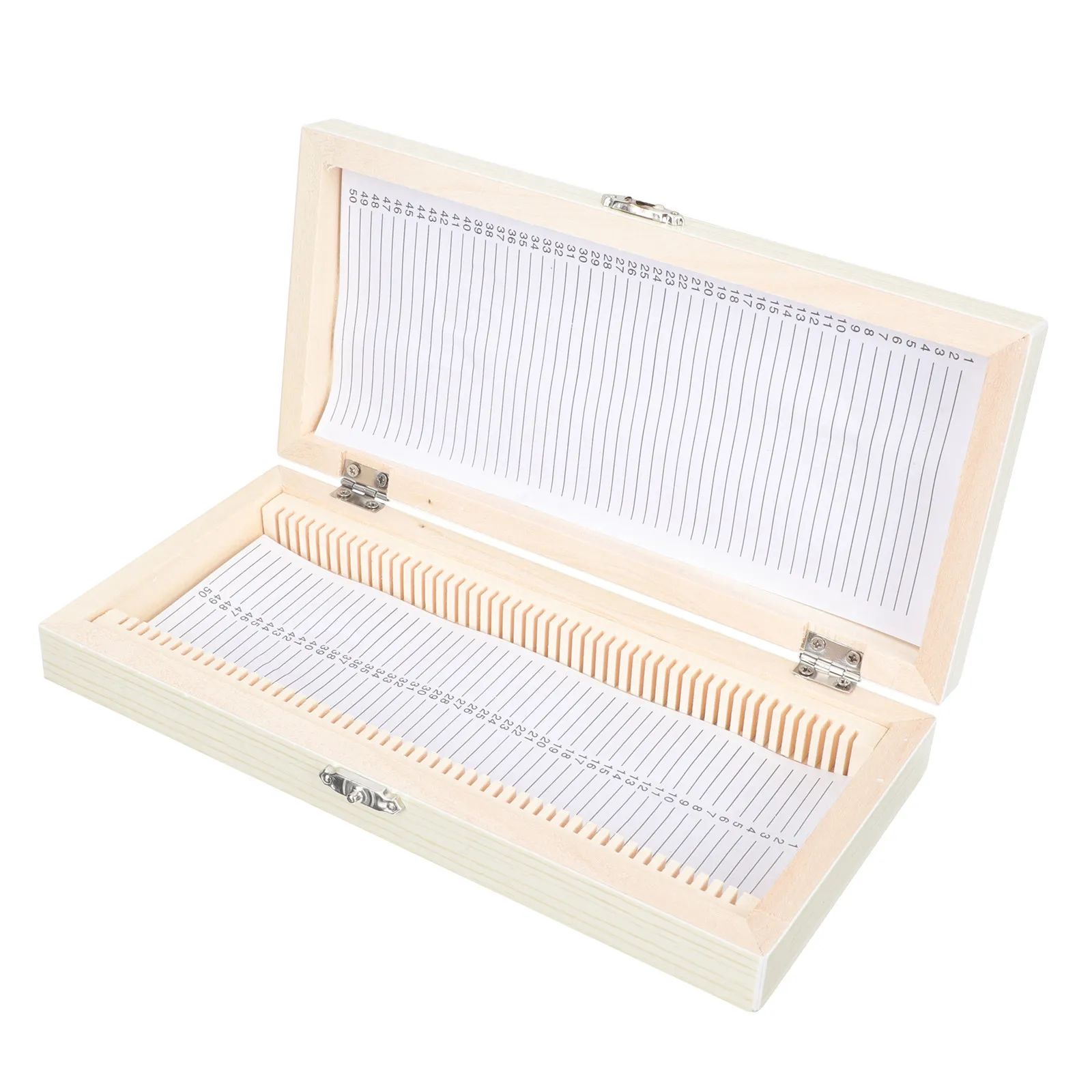 Premium Natural Wood Microscope with Numbered Slots and Content Sheet for Biology Lab Specimen Storage Professional
Premium Natural Wood Microscope with Numbered Slots and Content Sheet for Biology Lab Specimen Storage Professional