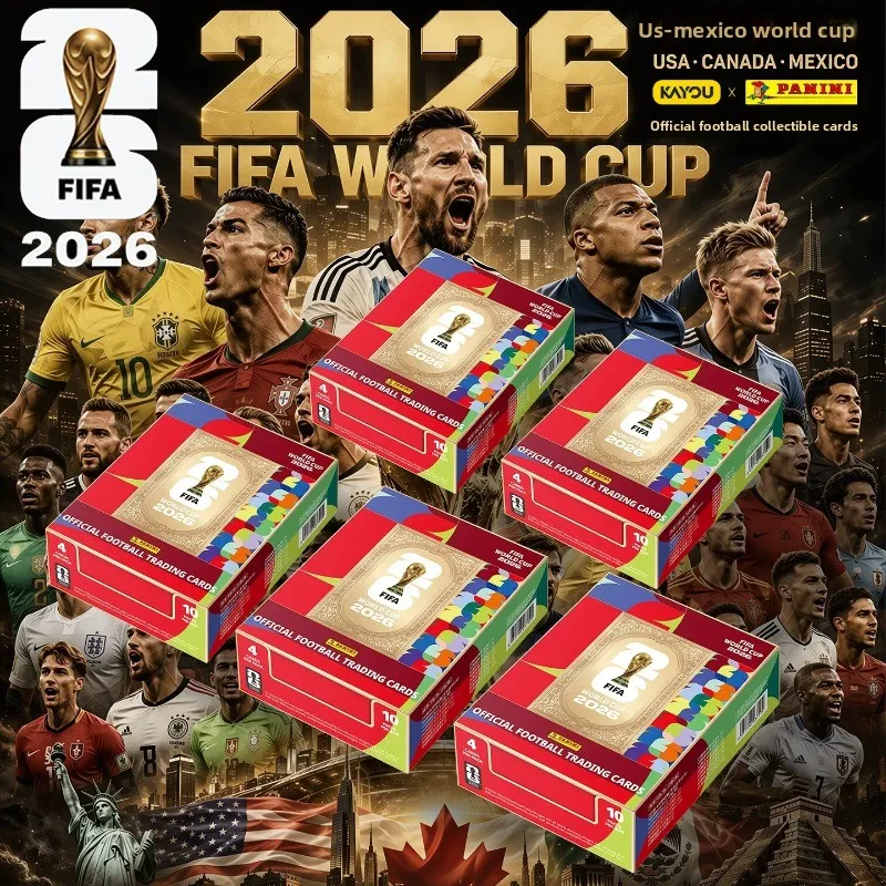 2026 FIFA World Cup Collectible Football Trading Cards Panini Kayou Star Player Cards Lionel Messi Neymar Erling Haaland
2026 FIFA World Cup Collectible Football Trading Cards Panini Kayou Star Player Cards Lionel Messi Neymar Erling Haaland
