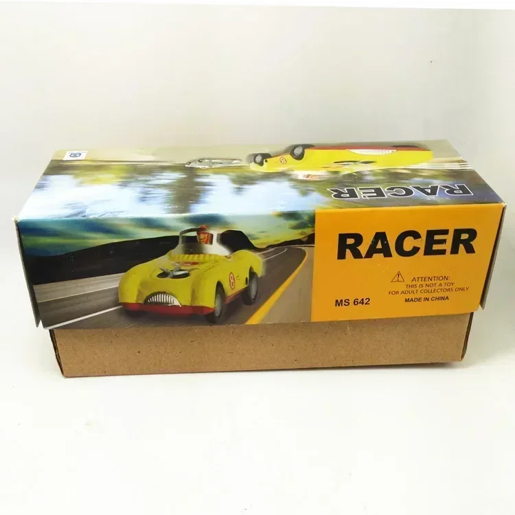 Wind up toy Metal Tin Racer on Racing car figures model Retro Mechanical Clockwork kids Adult Collection gift
Wind up toy Metal Tin Racer on Racing car figures model Retro Mechanical Clockwork kids Adult Collection gift