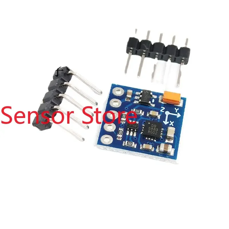 5PCS GY-271 HMC5883 Electronic Compass/Compass Module/Three Axis Magnetic Field Sensor
5PCS GY-271 HMC5883 Electronic Compass/Compass Module/Three Axis Magnetic Field Sensor