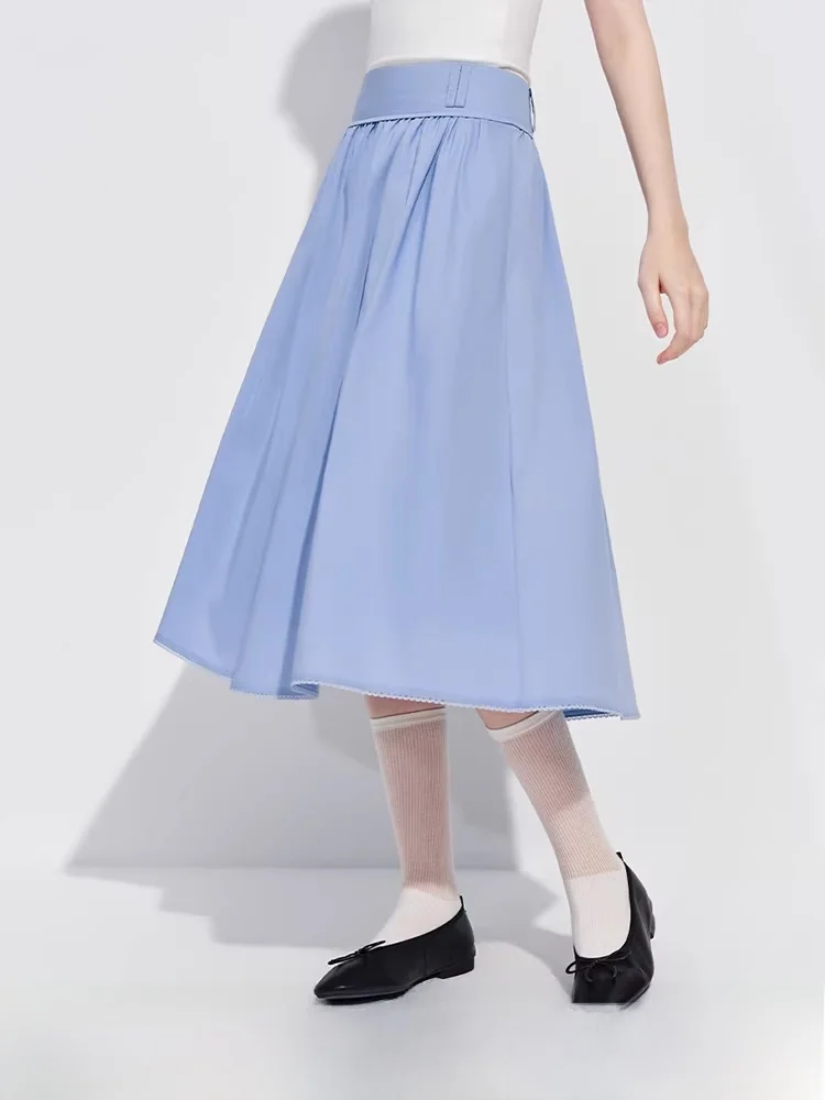 Юбка А-силуэта Miu Style с высокой талией и кружевным декором, весна 2026, новинка, женская повседневная хлопковая юбка
Юбка А-силуэта Miu Style с высокой талией и кружевным декором, весна 2026, новинка, женская повседневная хлопковая юбка