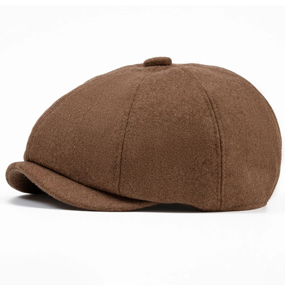 HT4412 Berets Autumn Winter Wool Hat Black Grey Coffee Octagonal Flat Cap Retro Artist Painter Beret Hat Male Female Beret Cap
HT4412 Berets Autumn Winter Wool Hat Black Grey Coffee Octagonal Flat Cap Retro Artist Painter Beret Hat Male Female Beret Cap