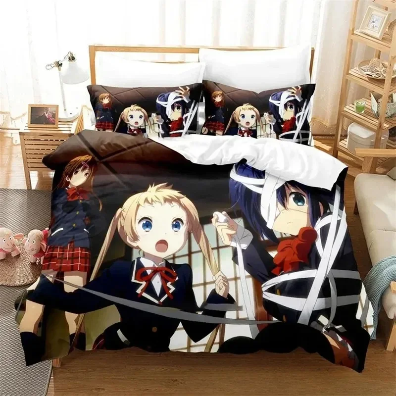 Anime Love, Chunibyo & Other Delusions 3D NEW Duvet Cover Pillowcase Bedding Set Adult Boy Girl Bedroom Decoration Single Double
Anime Love, Chunibyo & Other Delusions 3D NEW Duvet Cover Pillowcase Bedding Set Adult Boy Girl Bedroom Decoration Single Double
