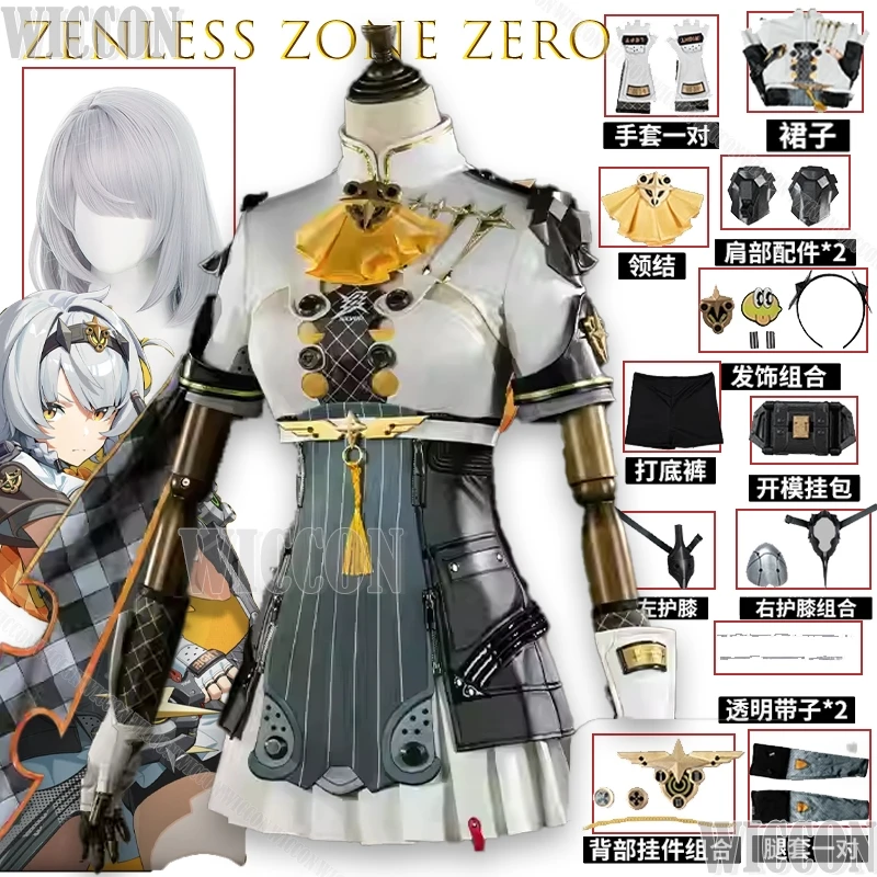 Zenless Zone Zero ZZZ SP Anby Demara Silverheart Tin Soldier Cosplay Game Character Outfit Anime Cos Sexy Woman Girl Party Dress
Zenless Zone Zero ZZZ SP Anby Demara Silverheart Tin Soldier Cosplay Game Character Outfit Anime Cos Sexy Woman Girl Party Dress