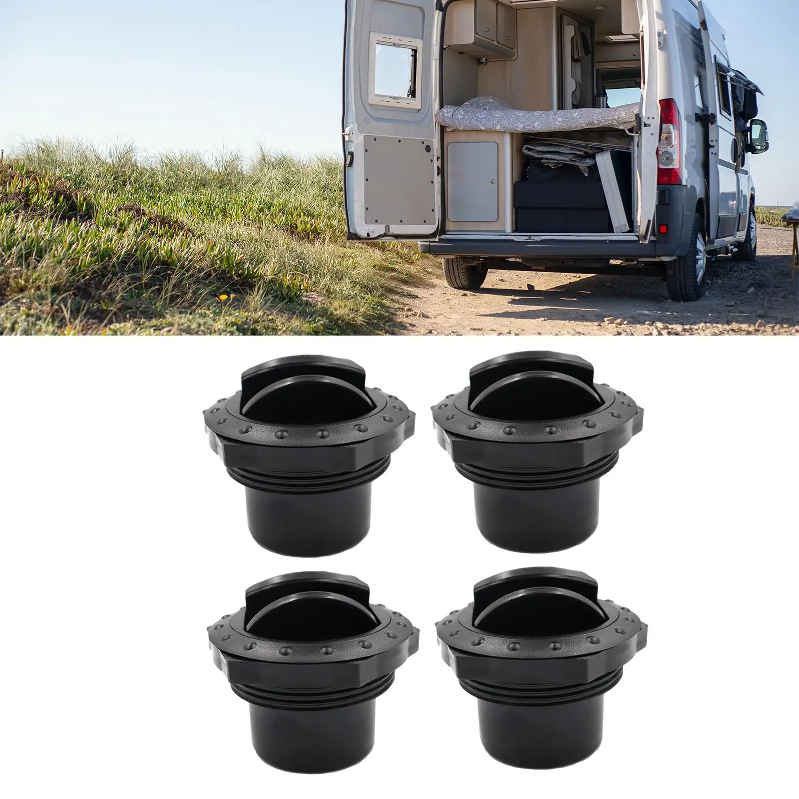 Replacement Exhaust Grille Louvered Vent Circular Air Outlet Universal Side Roof Ventilation for RV Marine Vehicle Use
Replacement Exhaust Grille Louvered Vent Circular Air Outlet Universal Side Roof Ventilation for RV Marine Vehicle Use