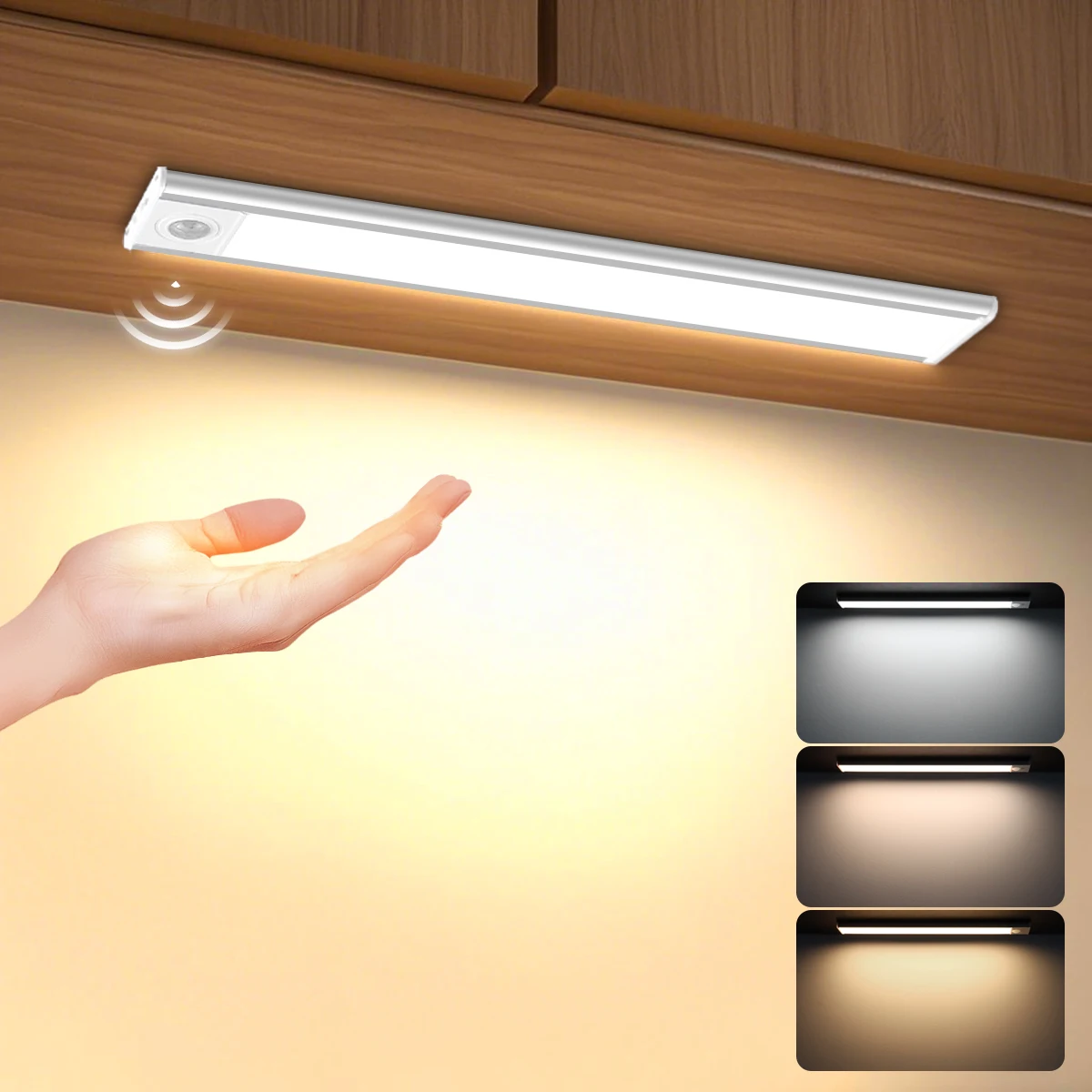 5V USB Rechargeable Lamp with PIR Motion Sensor,Build in Battery,LED Under Cabinet Light Bar Kitchen Bedroom Bedside Night Ligh
5V USB Rechargeable Lamp with PIR Motion Sensor,Build in Battery,LED Under Cabinet Light Bar Kitchen Bedroom Bedside Night Ligh