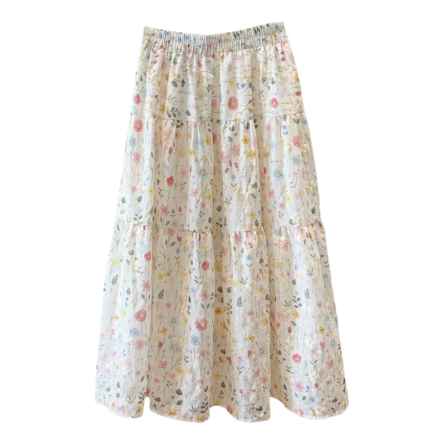 French-style Gentle Embroidered Skirt for Women Summer Design High Waist Slim-fitting A-line Skirt Korean-style Mid-length
French-style Gentle Embroidered Skirt for Women Summer Design High Waist Slim-fitting A-line Skirt Korean-style Mid-length