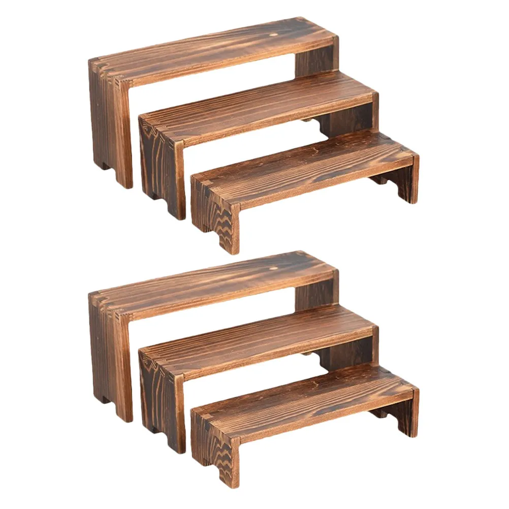 2Sets Wooden Tiered Display Rack Minimalist 3 Layers Organize Cosmetics Desserts Makeup Perfume Jewelry Holder Desktop Home
2Sets Wooden Tiered Display Rack Minimalist 3 Layers Organize Cosmetics Desserts Makeup Perfume Jewelry Holder Desktop Home