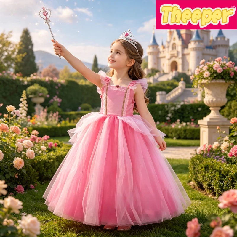 Luxurious Floor-Grazing Sleeping Beauty Tutu Attire in Pink Tone Alongside Matching Accessories, Great for Formal Balls Cosplay
Luxurious Floor-Grazing Sleeping Beauty Tutu Attire in Pink Tone Alongside Matching Accessories, Great for Formal Balls Cosplay