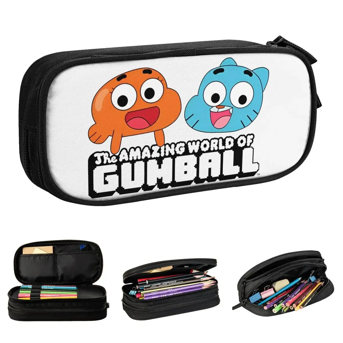 Gumball And Darwin Pencil Case Lovely Pen Holder Bag for Student Big Capacity Students School Zipper Pencilcases
Gumball And Darwin Pencil Case Lovely Pen Holder Bag for Student Big Capacity Students School Zipper Pencilcases