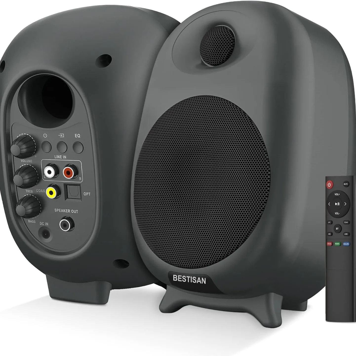 Wireless high fidelity bluetooth SR084 inch bookshelf speaker high sound quality subwoofer 2.0HIFI fever bookshelf audio
Wireless high fidelity bluetooth SR084 inch bookshelf speaker high sound quality subwoofer 2.0HIFI fever bookshelf audio