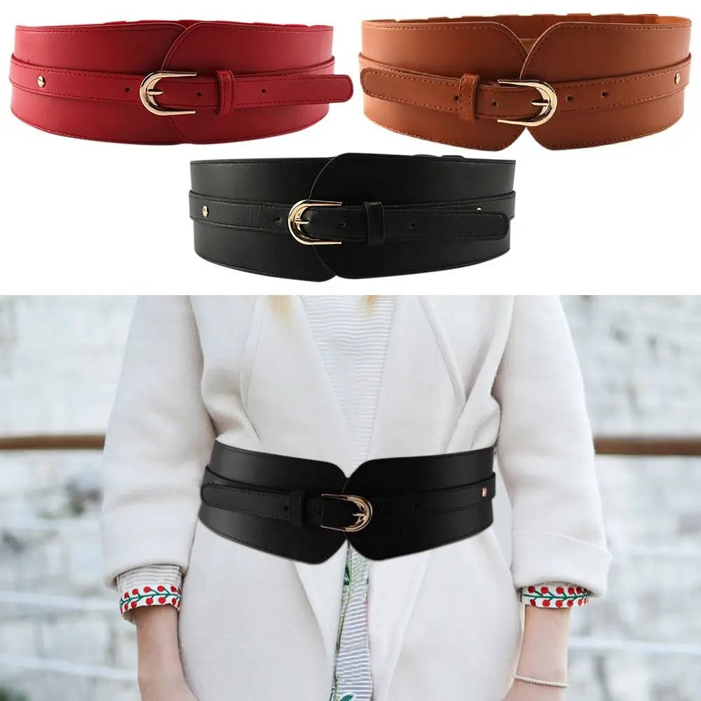 Women Casual Classic Skirt Dress Coat Luxury Wide Belts Elastic Corset Band Stretch Cummerbunds Leather Waistband
Women Casual Classic Skirt Dress Coat Luxury Wide Belts Elastic Corset Band Stretch Cummerbunds Leather Waistband