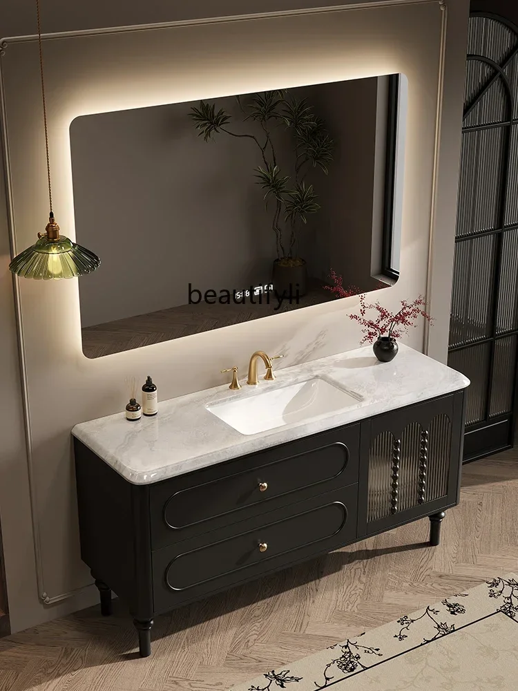 YH French Retro Bathroom Cabinet Combination Natural Luxury Stone Bathroom Table Washbasin Bathroom
YH French Retro Bathroom Cabinet Combination Natural Luxury Stone Bathroom Table Washbasin Bathroom