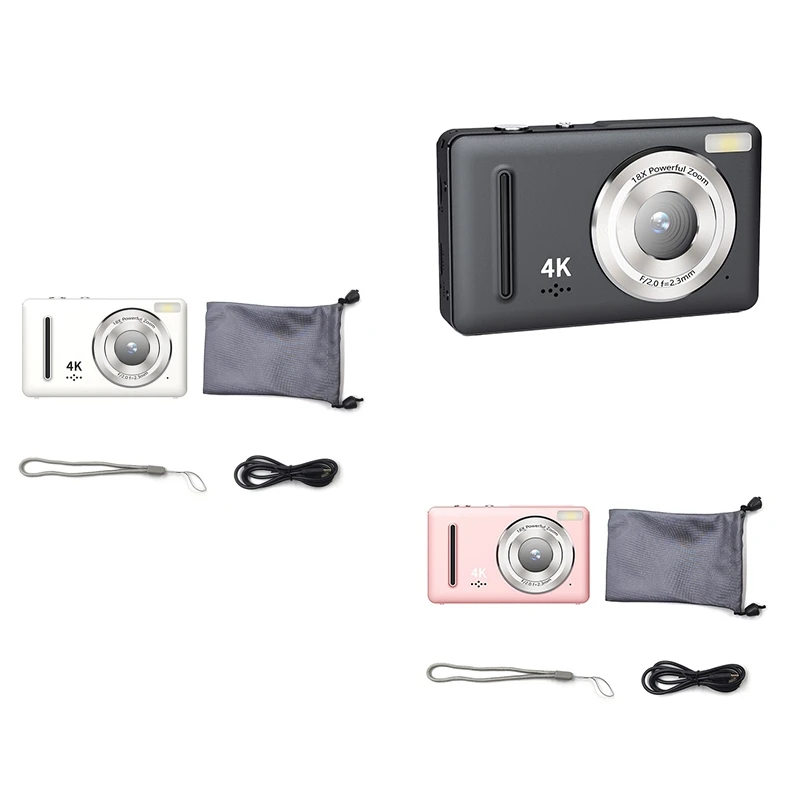 ABHU 4K Ccd Digital Camera Photography Camera, Video Blog Camera, Film Camera, 4K 30FPS Mini Camera For Teenagers
ABHU 4K Ccd Digital Camera Photography Camera, Video Blog Camera, Film Camera, 4K 30FPS Mini Camera For Teenagers