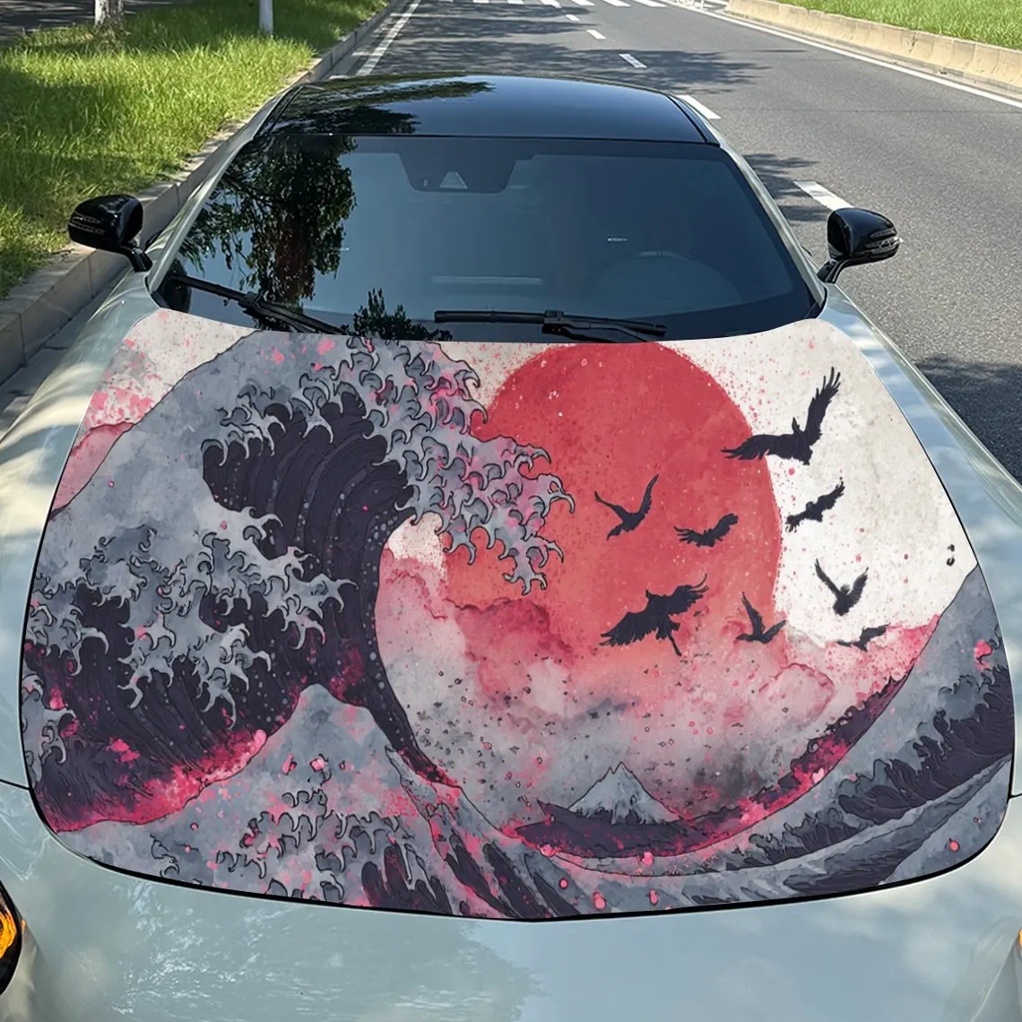 Red - Sun Wave Car Hood Stickers - Self-Adhesive, Waterproof and Durable Vinyl Wrap, Decorate And Protect Your Car, Fit For All
Red - Sun Wave Car Hood Stickers - Self-Adhesive, Waterproof and Durable Vinyl Wrap, Decorate And Protect Your Car, Fit For All