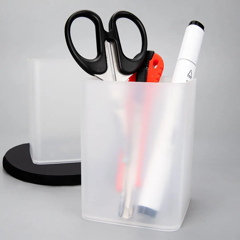 4Pcs Transparent Plastic Pen Holders Square Pencil Containers Multifunctional Desktop Organizers for Office Study Stationery
4Pcs Transparent Plastic Pen Holders Square Pencil Containers Multifunctional Desktop Organizers for Office Study Stationery