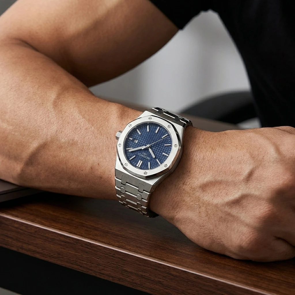 MOBWOL Luxury Rose Gold Men's Quartz Watch 40mm Waterproof Stainless Steel Wristwatch Luminous Calendar Business Watch
MOBWOL Luxury Rose Gold Men's Quartz Watch 40mm Waterproof Stainless Steel Wristwatch Luminous Calendar Business Watch