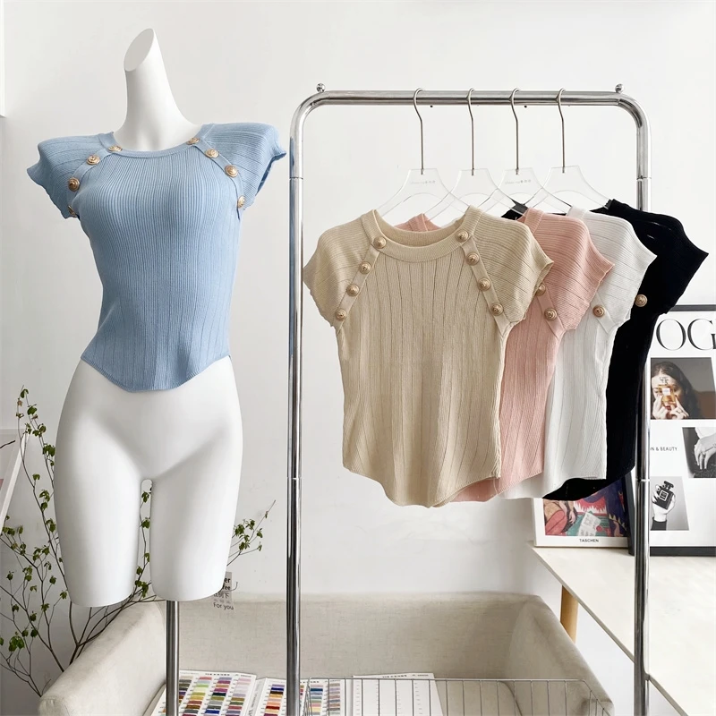 Y2K Solid Color Short Sleeve Sexy Slim T-Shirt Tops Solid Color Spring Autumn Slim-Fit Tshirt Elasticity Tee
Y2K Solid Color Short Sleeve Sexy Slim T-Shirt Tops Solid Color Spring Autumn Slim-Fit Tshirt Elasticity Tee