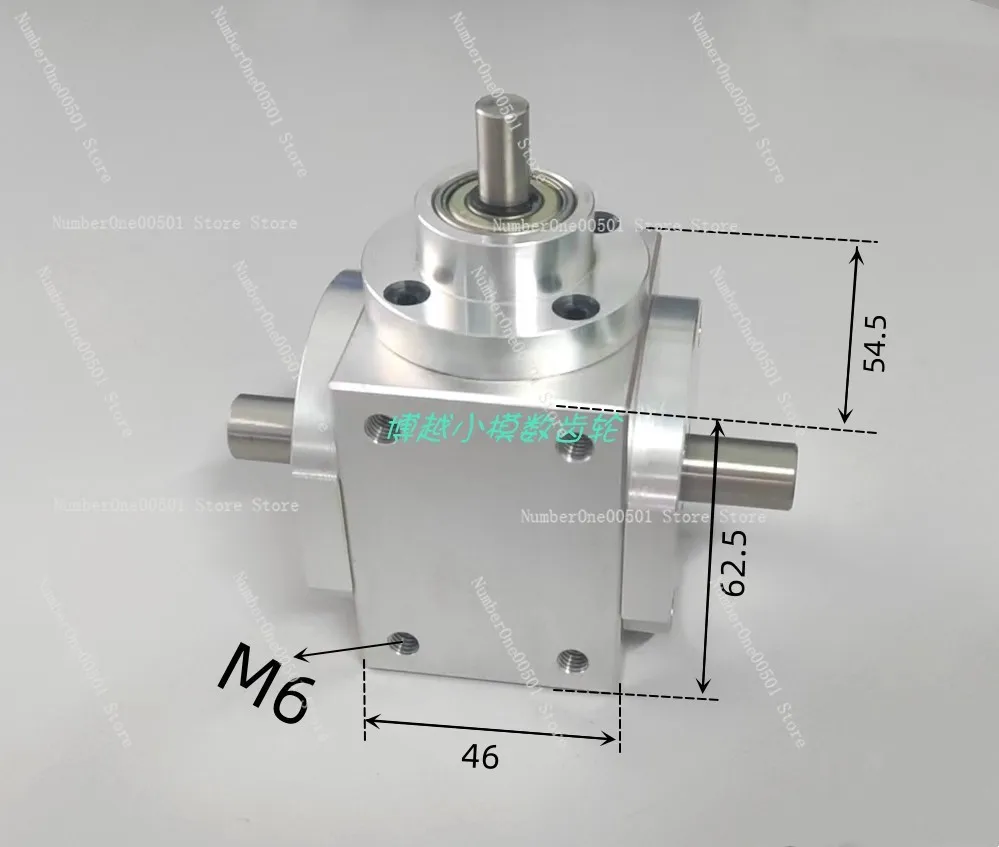 Small module 90 degree right angle drive commutation 1:2 gearbox single output shaft, double output shaft, three output shaft
Small module 90 degree right angle drive commutation 1:2 gearbox single output shaft, double output shaft, three output shaft