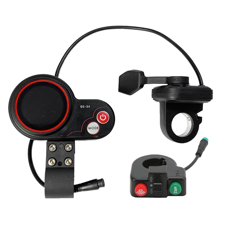 QS-S4 72V Thumb Throttle LCD Display Meter+Switch Button Kit Parts Only For Zero 11X Electric Scooter 6PIN Display
QS-S4 72V Thumb Throttle LCD Display Meter+Switch Button Kit Parts Only For Zero 11X Electric Scooter 6PIN Display