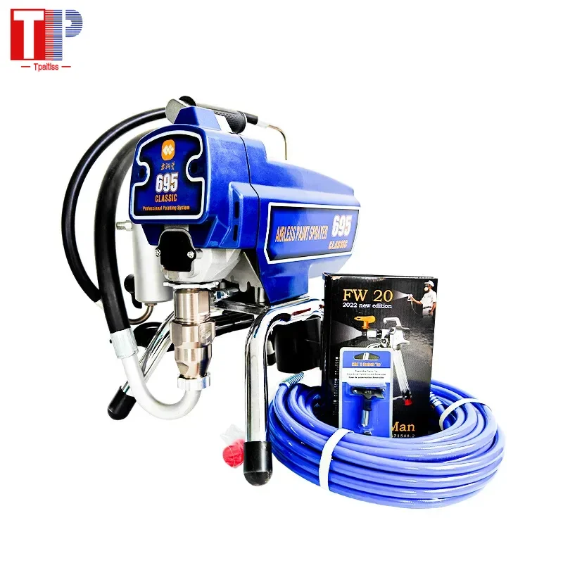 Распылительная машина Tpaitlss 675. Эффективный распылитель краски для нанесения покрытия в строительной промышленности.
Распылительная машина Tpaitlss 675. Эффективный распылитель краски для нанесения покрытия в строительной промышленности.