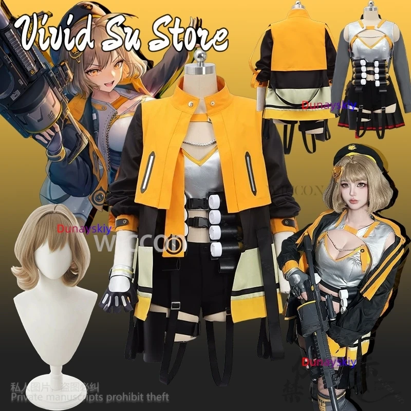 Anis Cosplay Game NIKKE:The Goddess Of Victory косплей Fashion Punk Yellow Black Coat Y2K Halloween Jirai Kei Girls Customized
Anis Cosplay Game NIKKE:The Goddess Of Victory косплей Fashion Punk Yellow Black Coat Y2K Halloween Jirai Kei Girls Customized