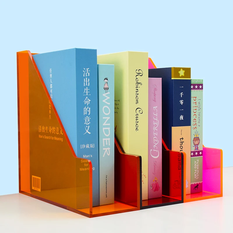Acrylic A4 File Storage Case Folder Storage Rack Color Book Storage Rack Desktop Stand Multi-functional Bookshelf Organizer
Acrylic A4 File Storage Case Folder Storage Rack Color Book Storage Rack Desktop Stand Multi-functional Bookshelf Organizer