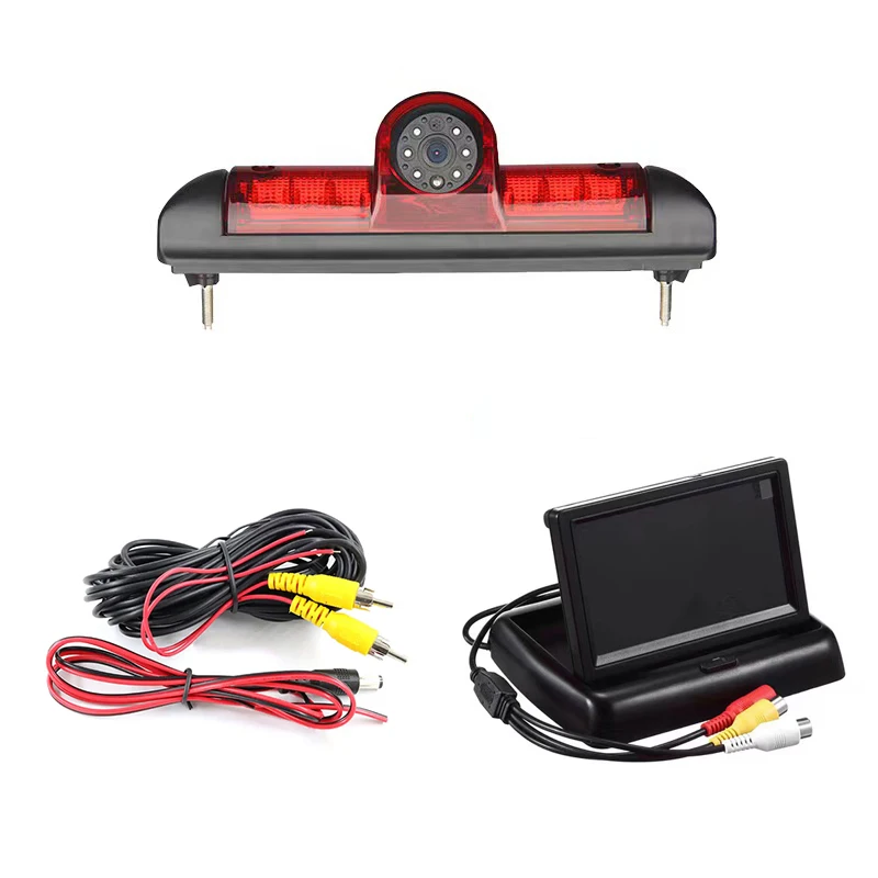 Car Brake Light Rear View Camera Night Vision Reverse For Fiat Ducato Peugeot Boxer Citroen Jumper With 4.3 Inch Display Screen
Car Brake Light Rear View Camera Night Vision Reverse For Fiat Ducato Peugeot Boxer Citroen Jumper With 4.3 Inch Display Screen