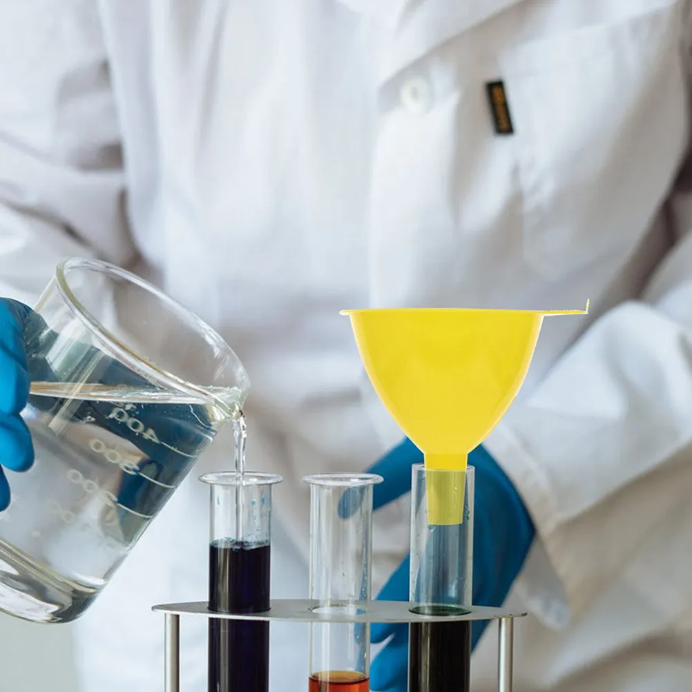 Набор из 16 лабораторных пластиковых воронок с широким горлом 60 мм для научных экспериментов, химических исследований и фасовки
Набор из 16 лабораторных пластиковых воронок с широким горлом 60 мм для научных экспериментов, химических исследований и фасовки