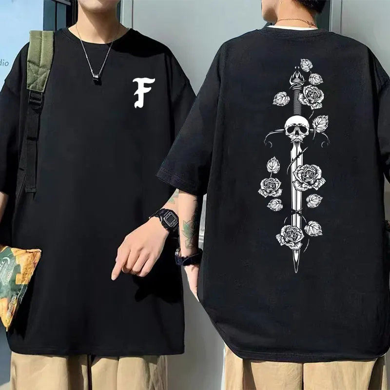 Forward Observations Group T Shirt Sword Flowers Skeleton Print T-shirt Men Vintage Oversized Tshirt Male Fashion Casual Tees
Forward Observations Group T Shirt Sword Flowers Skeleton Print T-shirt Men Vintage Oversized Tshirt Male Fashion Casual Tees