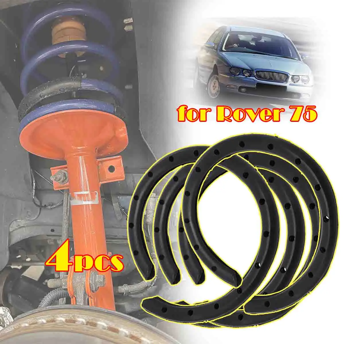 4pcs for Rover 75 Rubber Car Coil Springs Shock Absorber Front Rear Lower Suspension Protector Assisters Spacers Sleeve Noise
4pcs for Rover 75 Rubber Car Coil Springs Shock Absorber Front Rear Lower Suspension Protector Assisters Spacers Sleeve Noise