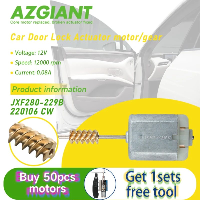 Car Door Lock Actuator small Motor JXF280 Worm Repair Tools for 2002-2007 Mazda 2 MK2 New internal replacement parts DC 21V DIY
Car Door Lock Actuator small Motor JXF280 Worm Repair Tools for 2002-2007 Mazda 2 MK2 New internal replacement parts DC 21V DIY