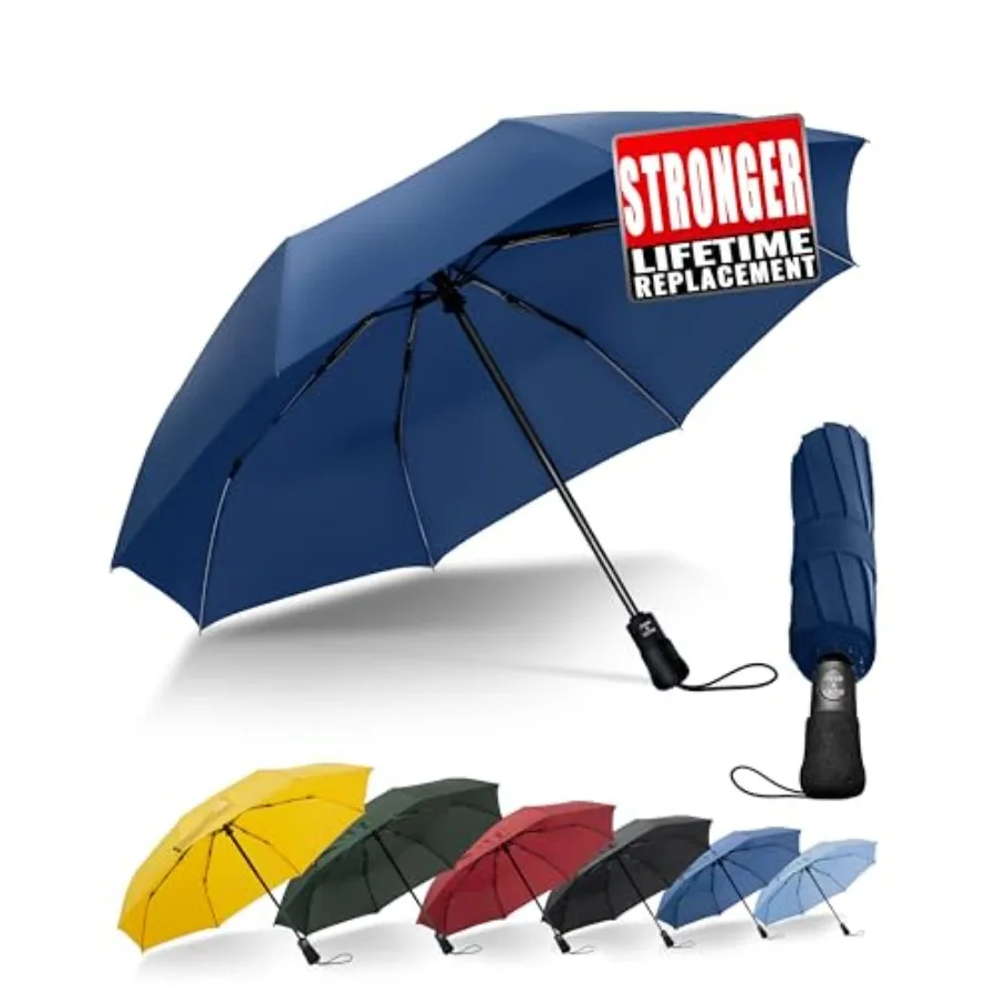 Travel Compact Umbrella Windproof - Portable Automatic for Rain, Folding Umbrella for Men and Women, Portable 210T Fabric
Travel Compact Umbrella Windproof - Portable Automatic for Rain, Folding Umbrella for Men and Women, Portable 210T Fabric