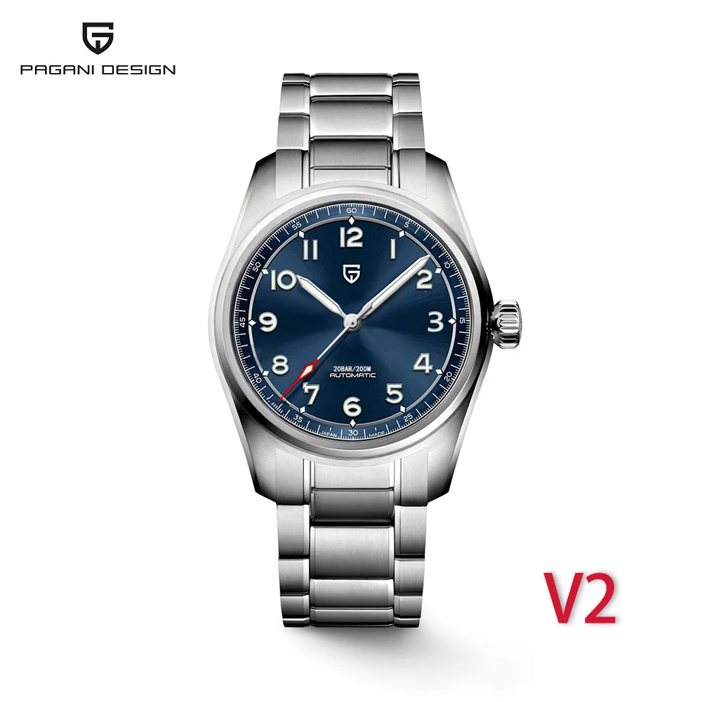 2024 New 38MM PAGANI Design Top Brand Men's Pilot Automatic Mechanical Watches Nh35A Sapphire waterproof 200m Relogio Masculino
2024 New 38MM PAGANI Design Top Brand Men's Pilot Automatic Mechanical Watches Nh35A Sapphire waterproof 200m Relogio Masculino