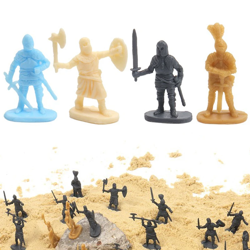 25/50/100PCS Mini Medieval Soldier Miniatures Models DIY Sand Table War Game Model Desktop Ornament Suitable for Home Office ZYF
25/50/100PCS Mini Medieval Soldier Miniatures Models DIY Sand Table War Game Model Desktop Ornament Suitable for Home Office ZYF