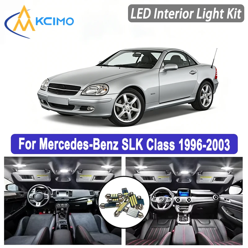 LED Bulb Interior Dome Map Footwell Door Trunk Light Kit For Mercedes-Benz SLK Class R170 SLK200 SLK230 SLK320 1996-2003
LED Bulb Interior Dome Map Footwell Door Trunk Light Kit For Mercedes-Benz SLK Class R170 SLK200 SLK230 SLK320 1996-2003
