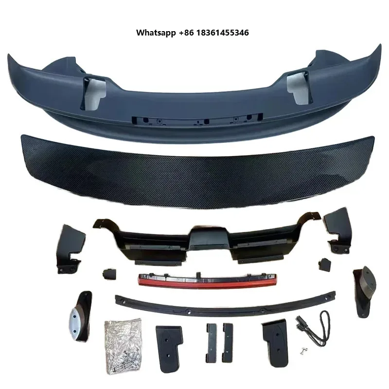 for 911 992 electric tail spoiler wing, Carbon fiber + plastic
for 911 992 electric tail spoiler wing, Carbon fiber + plastic