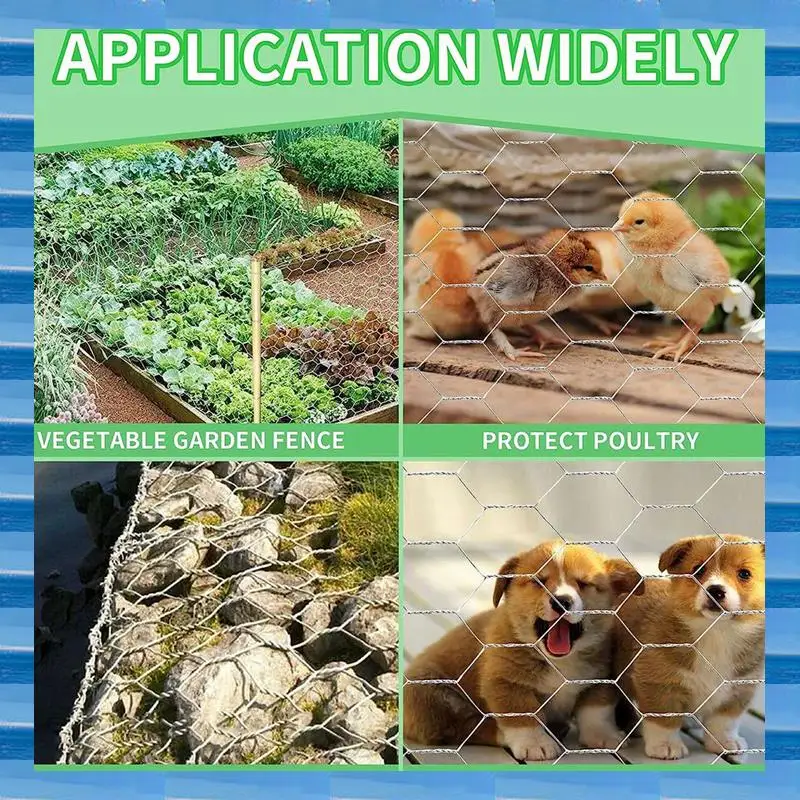 Chicken Wire Mesh Floral Chicken Wire Hexagonal Chicken Wire Fencing Fit For Garden Craft Projects
Chicken Wire Mesh Floral Chicken Wire Hexagonal Chicken Wire Fencing Fit For Garden Craft Projects