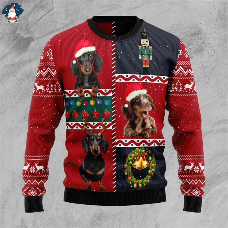 Merry Christmas 3D Print Sweatshirts Cute Animal Dogs Graphic Christmas Sweater Men Funny Ugly Christmas Sweater New In Sweaters
Merry Christmas 3D Print Sweatshirts Cute Animal Dogs Graphic Christmas Sweater Men Funny Ugly Christmas Sweater New In Sweaters