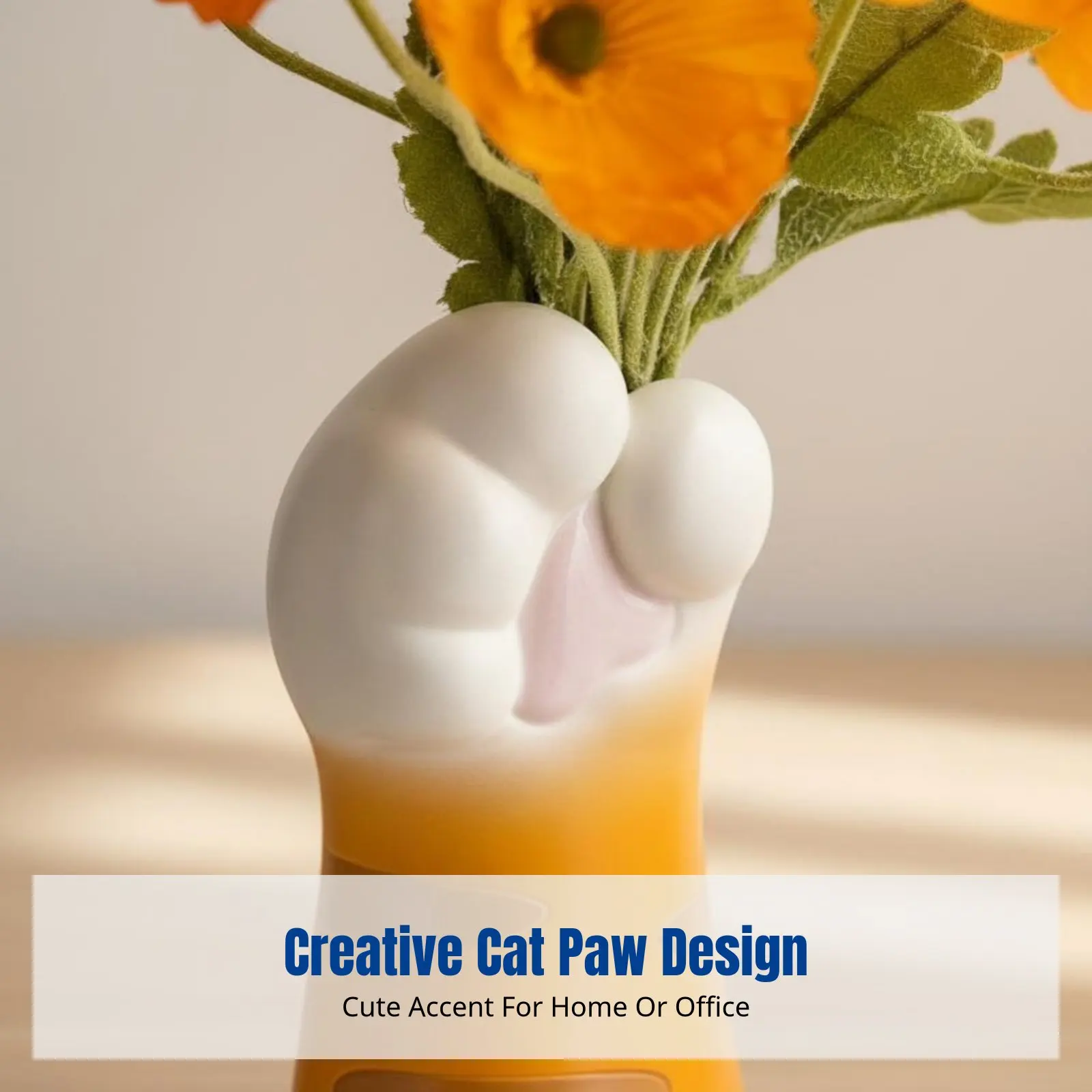 Nordic Cat Paw Vase, Resin Desktop Decor, Living Room, Entryway, Office Decoration
Nordic Cat Paw Vase, Resin Desktop Decor, Living Room, Entryway, Office Decoration