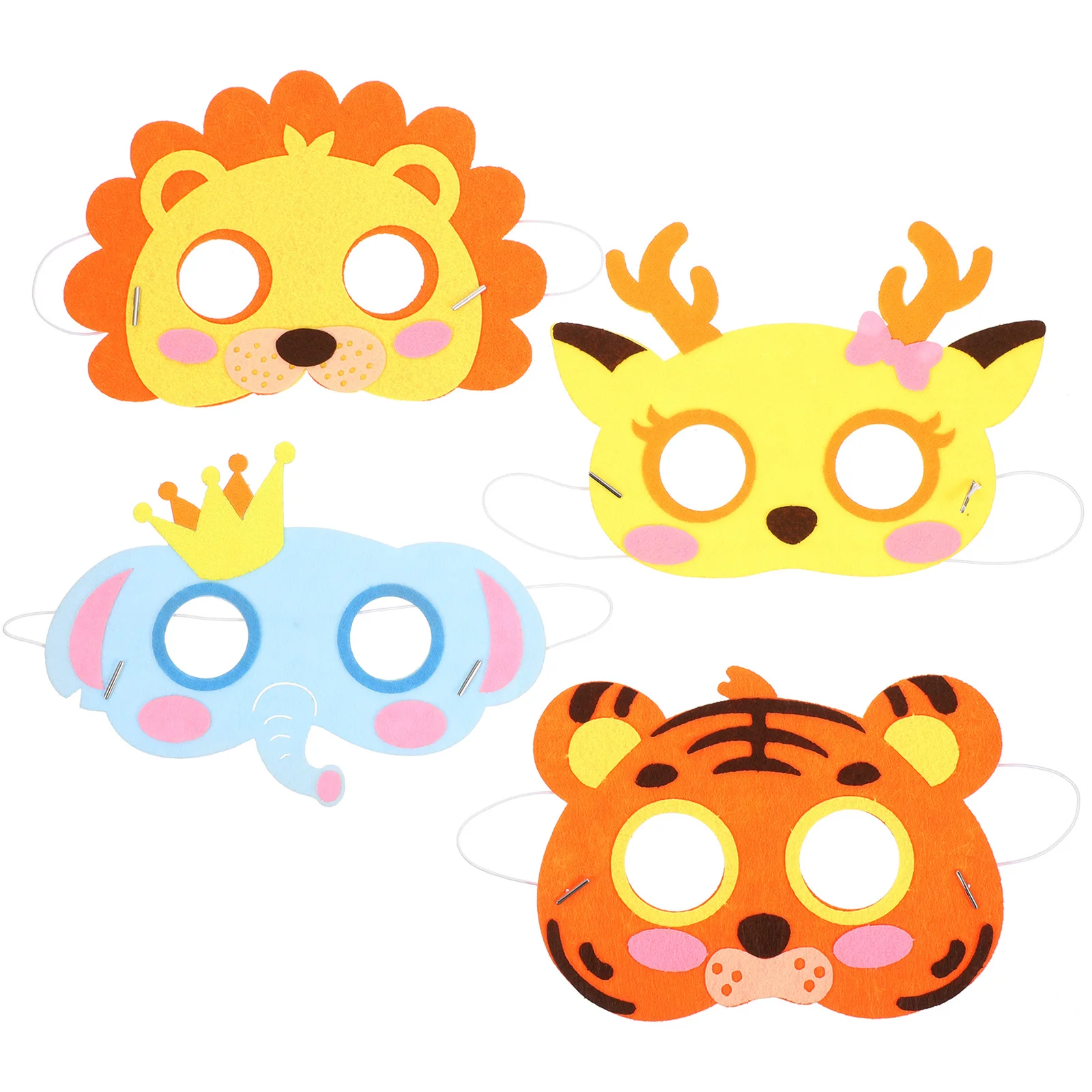 4Pcs Kids Animal Masks Durable Party Cosplay Masks Halloween Birthday Carnival Party Decoration Hallowen Mask Face Mask Headband
4Pcs Kids Animal Masks Durable Party Cosplay Masks Halloween Birthday Carnival Party Decoration Hallowen Mask Face Mask Headband