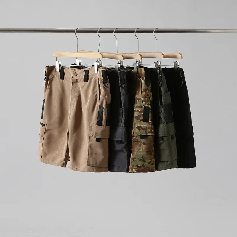 M7706 Men Outdoor Men Multi Pocket Training Shorts Summer Military Overall Waterproof Ripstop Half Pants
M7706 Men Outdoor Men Multi Pocket Training Shorts Summer Military Overall Waterproof Ripstop Half Pants