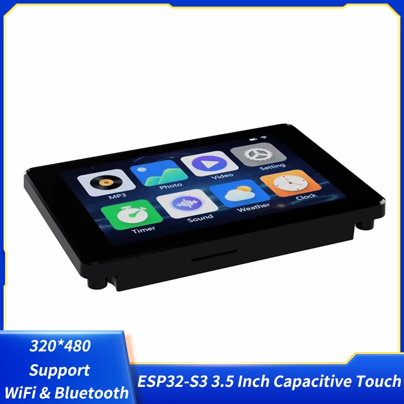 ESP32-S3 3,5-дюймовый емкостный сенсорный дисплей IPS TFT LCD 8M PSRAM 16M FLASH ESP32 WiFi BT модуль для Arduino ESP LVGL
ESP32-S3 3,5-дюймовый емкостный сенсорный дисплей IPS TFT LCD 8M PSRAM 16M FLASH ESP32 WiFi BT модуль для Arduino ESP LVGL