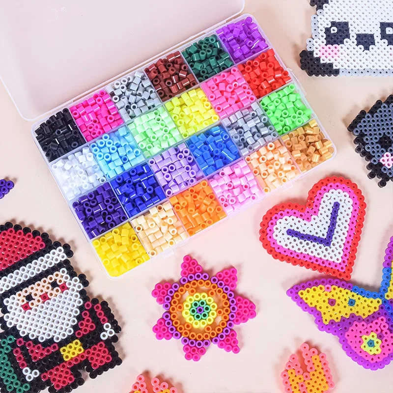 HaMa Beads 5mm Puzzle Beads, 24 Colors/2400pcs Children's Puzzle Toys 3D Puzzle Toys DIY Handmade Educational Toys
HaMa Beads 5mm Puzzle Beads, 24 Colors/2400pcs Children's Puzzle Toys 3D Puzzle Toys DIY Handmade Educational Toys
