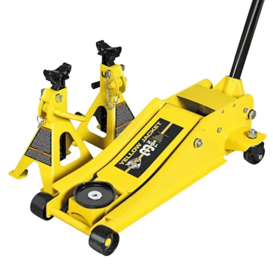 3 Ton Low Profile Hydraulic Floor Jack with 3 Ton Double Locking Jack Stands
3 Ton Low Profile Hydraulic Floor Jack with 3 Ton Double Locking Jack Stands